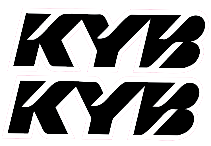 KYB Fork Sticker Decal